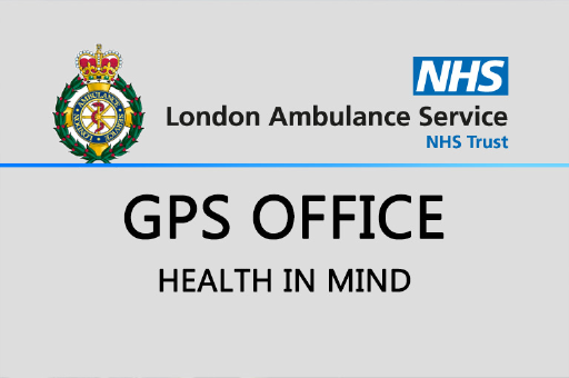 GPS OFFICE HEALTH IN MIND SIGN