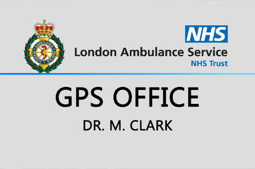 GPS OFFICE NAME 2 SIGN
