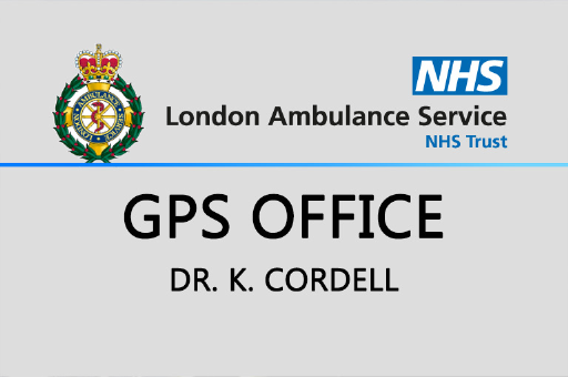 GPS OFFICE NAME 8 SIGN