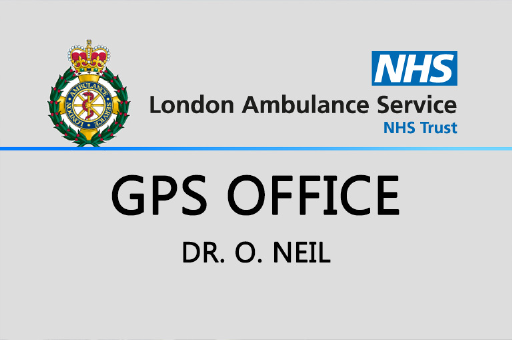 GPS OFFICE NAME 9 SIGN
