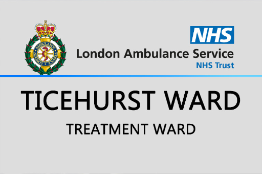 TREATMENT WARD SIGN