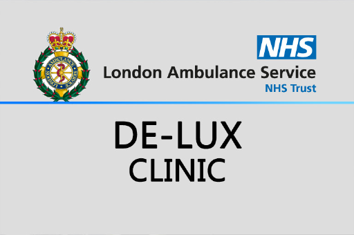 DE-LUX CLINIC SIGN
