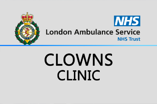 CLOWNS CLINIC SIGN