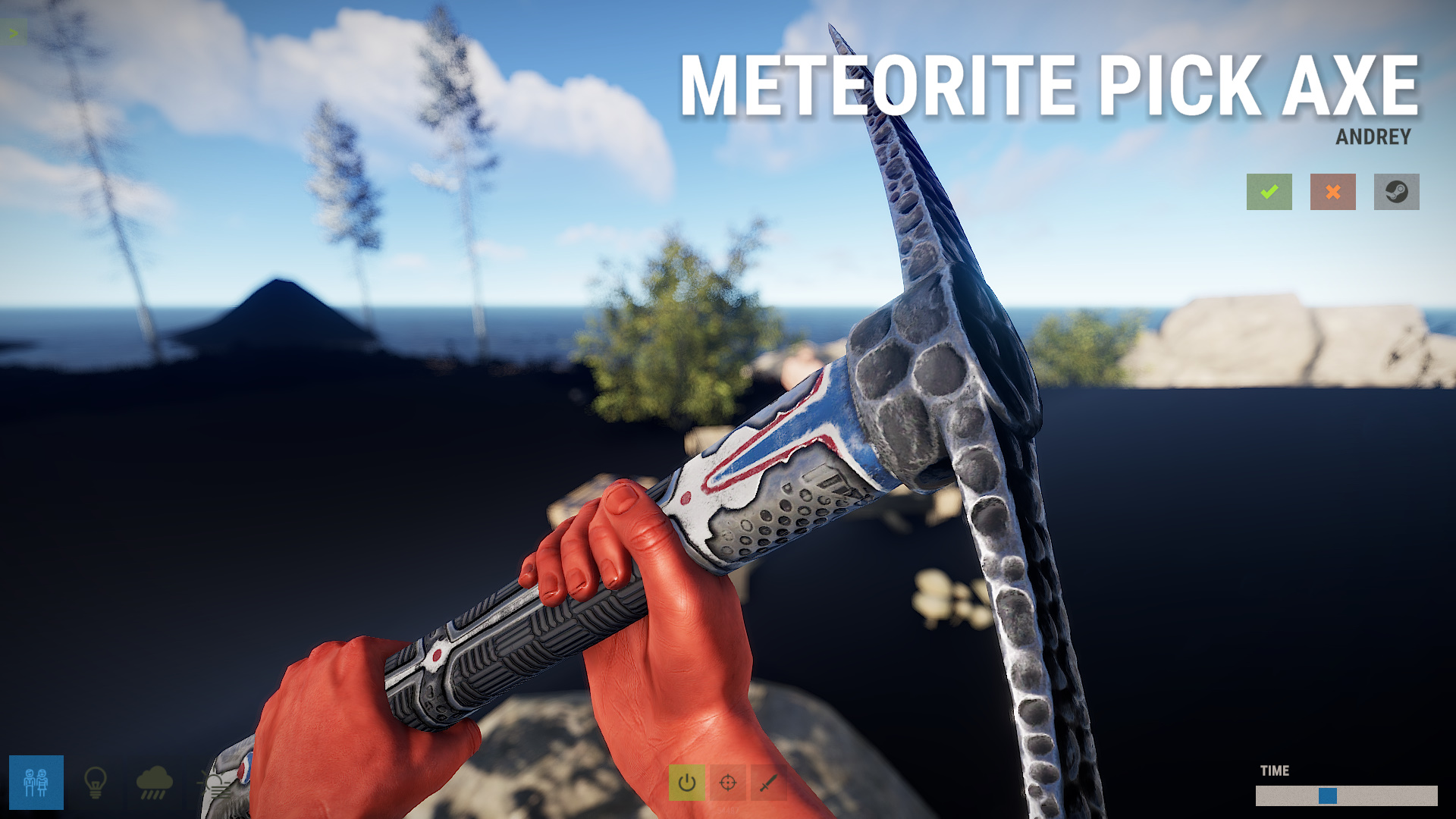 Meteorite Pick Axe