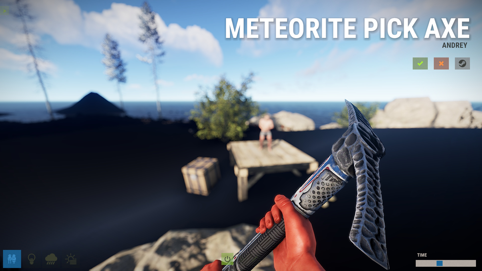 Meteorite Pick Axe