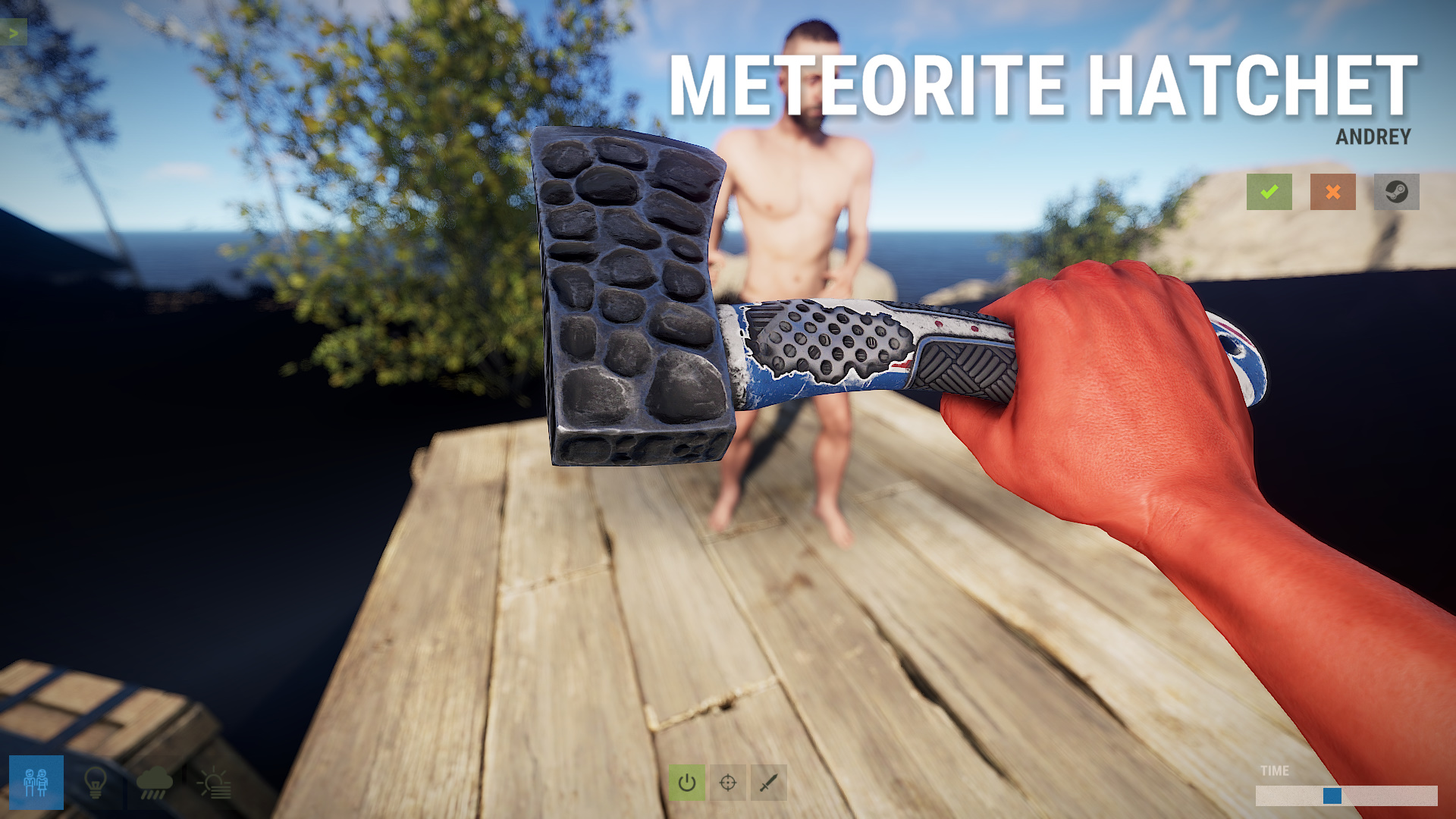 Meteorite Hatchet