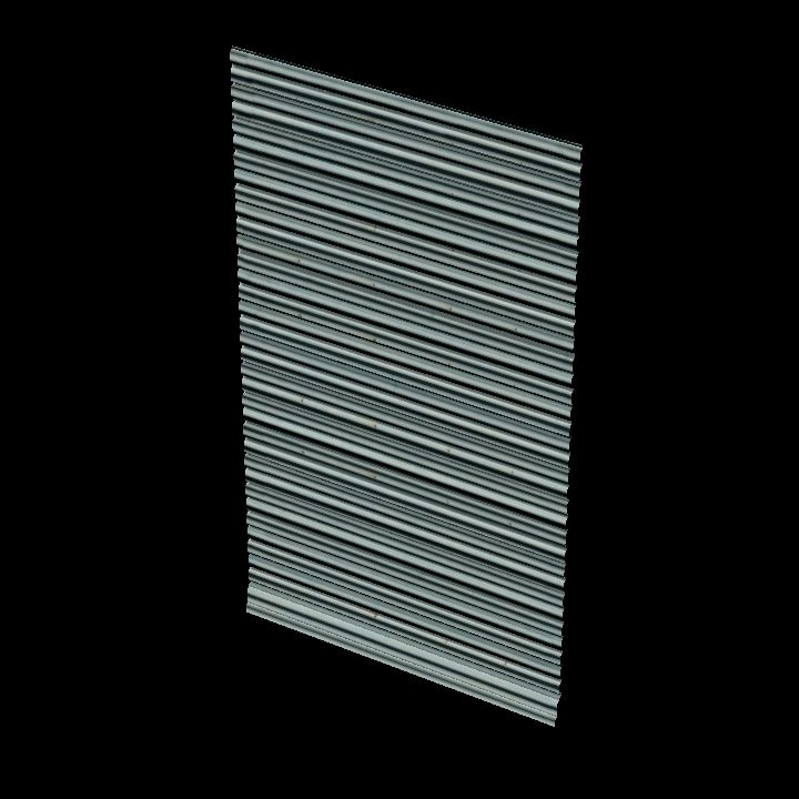 Corrugated wall 1x1 #3