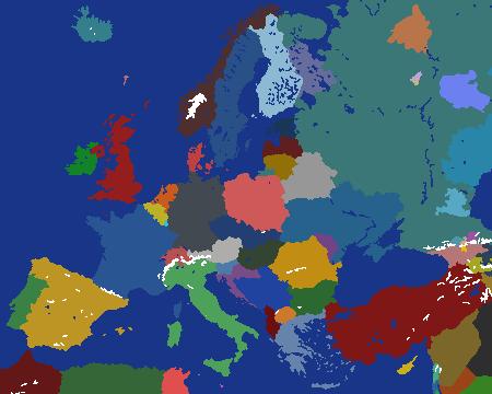 Europe - 1991 (FLAGS ADDED)