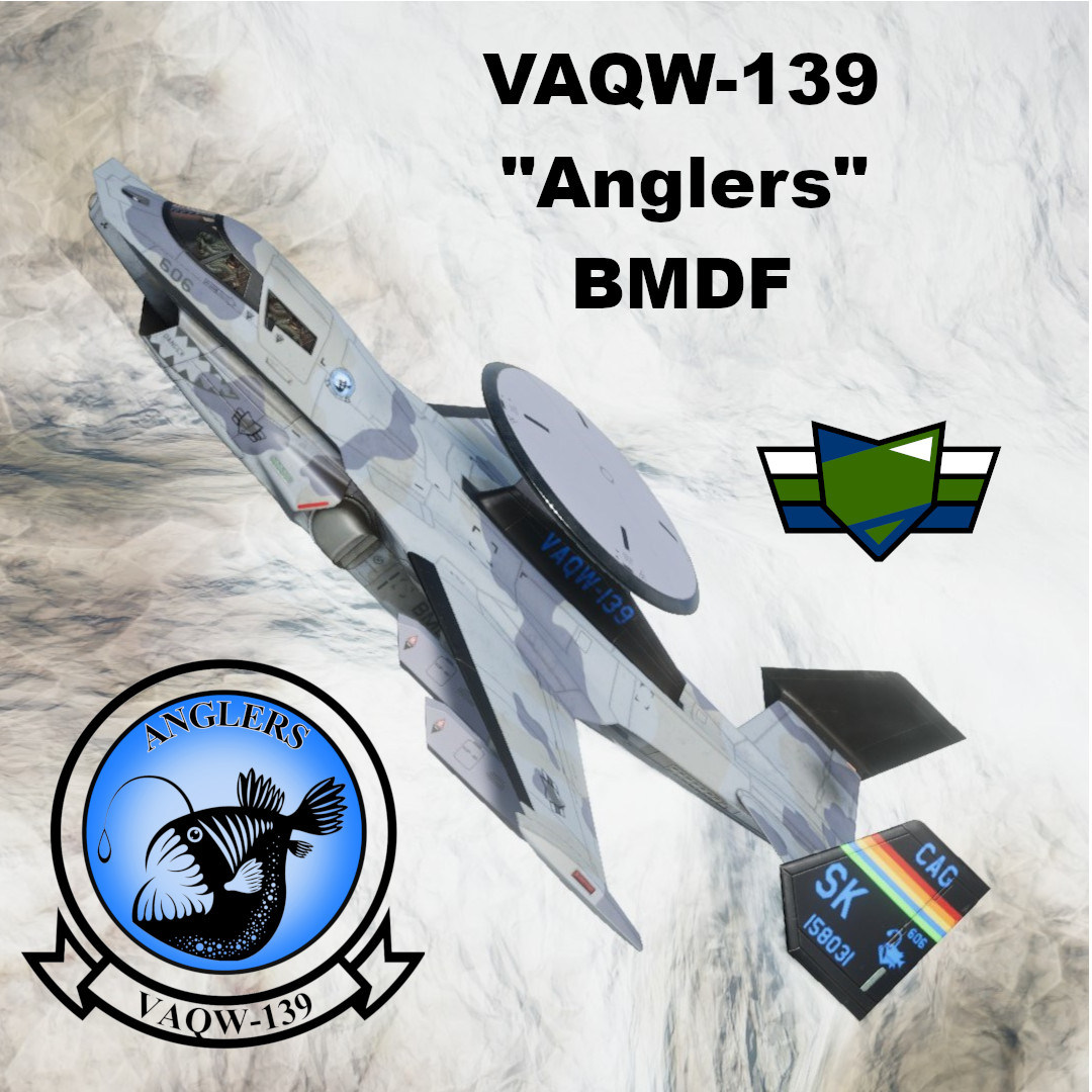 VAQW-139 "Anglers" CAG bird - EW-25 Medusa preview