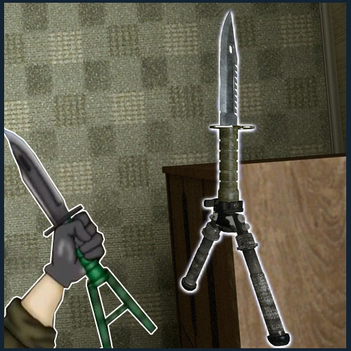 Knife With Bipod
