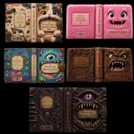 Flauschi Creepy Monster Books