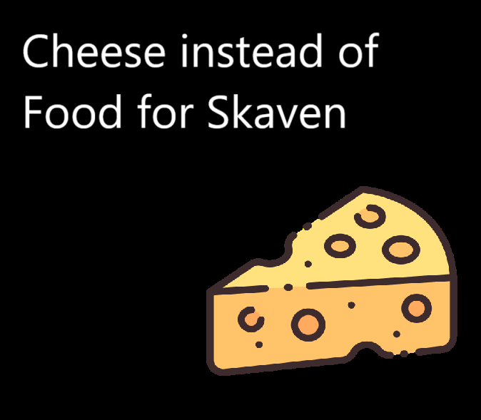 中文汉化 Cheese instead of food for Skaven