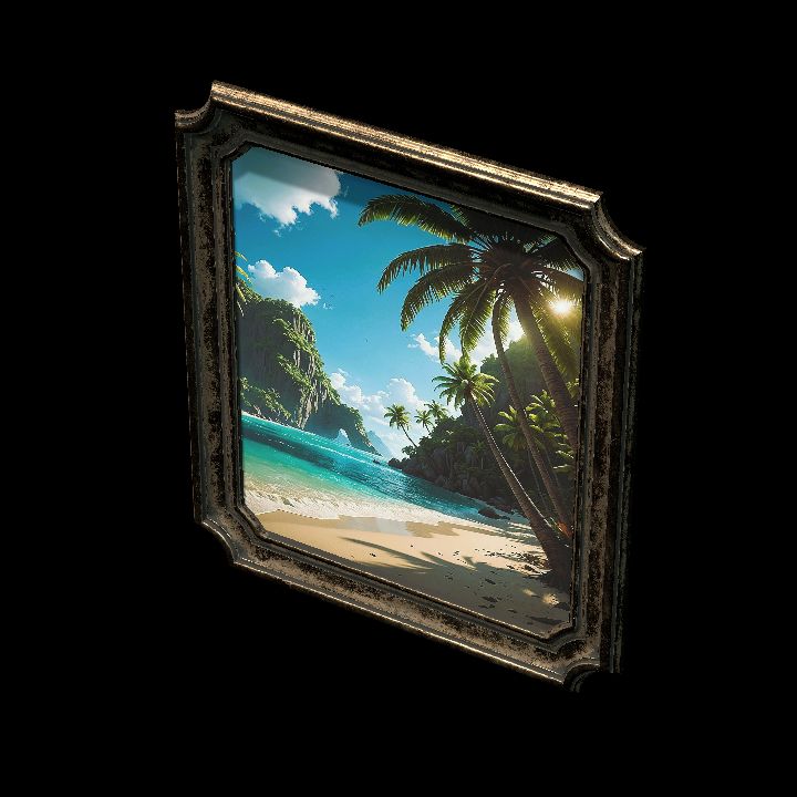 Painting, Tiki Lagoon