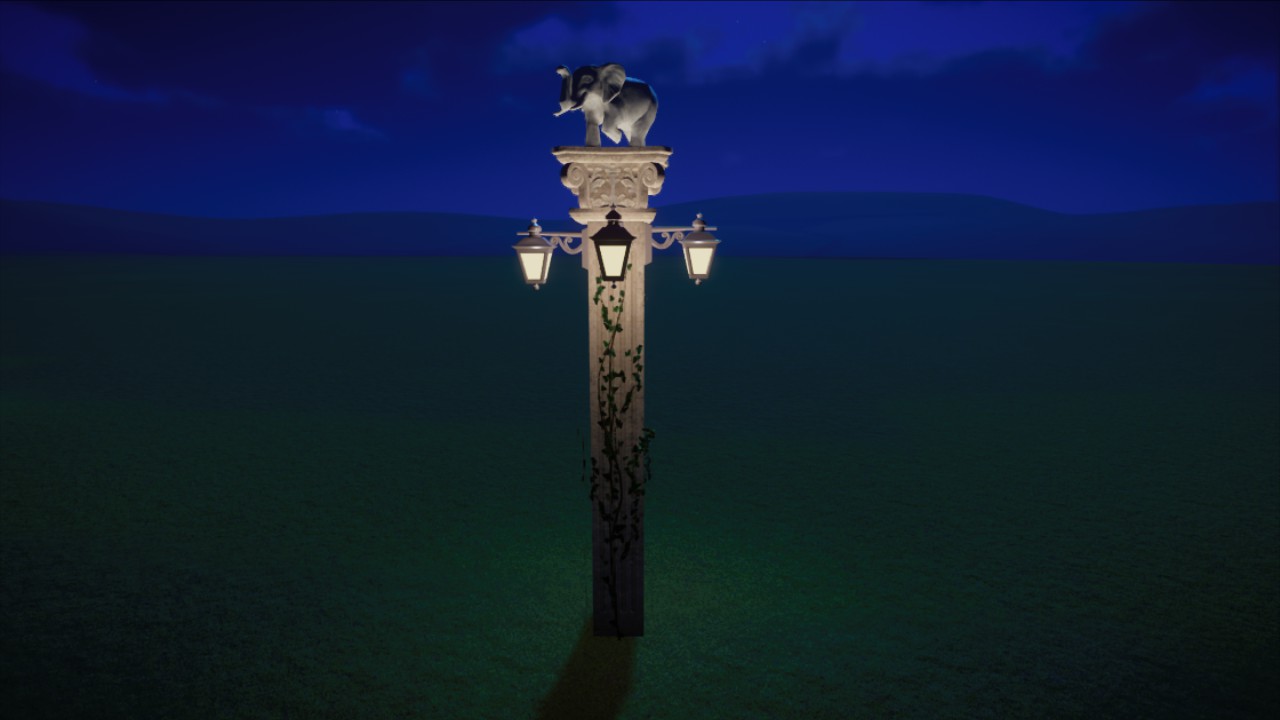 The Ivy Lamp Post