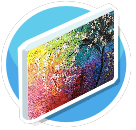 Rainbow Tree Canvas