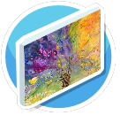 Magical tree Canvas