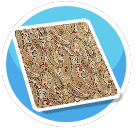 Multicolor Paisley rug