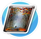 Autumn Fog Poster
