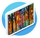 Rain of Fire painting