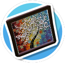 Small tree painting