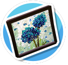 Small flower painting