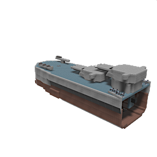 Battleship Montana battleship [ Huge ] Back part