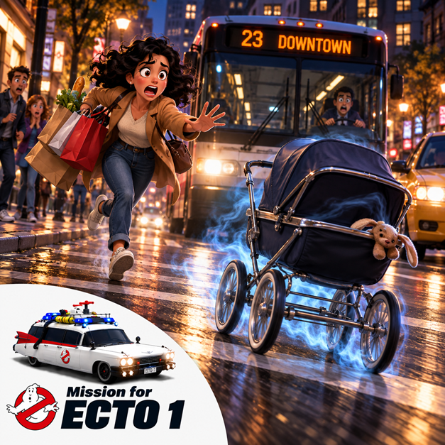 Stroller rolls away on its own preview