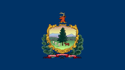 The flag of the state of Vermont