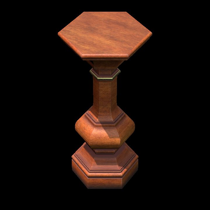 Pedestal Wood Gilded