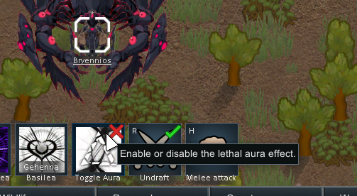 Idearn - Togglable lethal aura