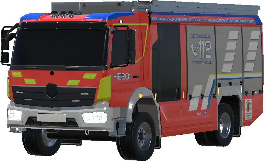 Suomen Helsingin Pelastuslaitos Sammutusauto v2 (Helsinki Rescue Services Fire Engine)