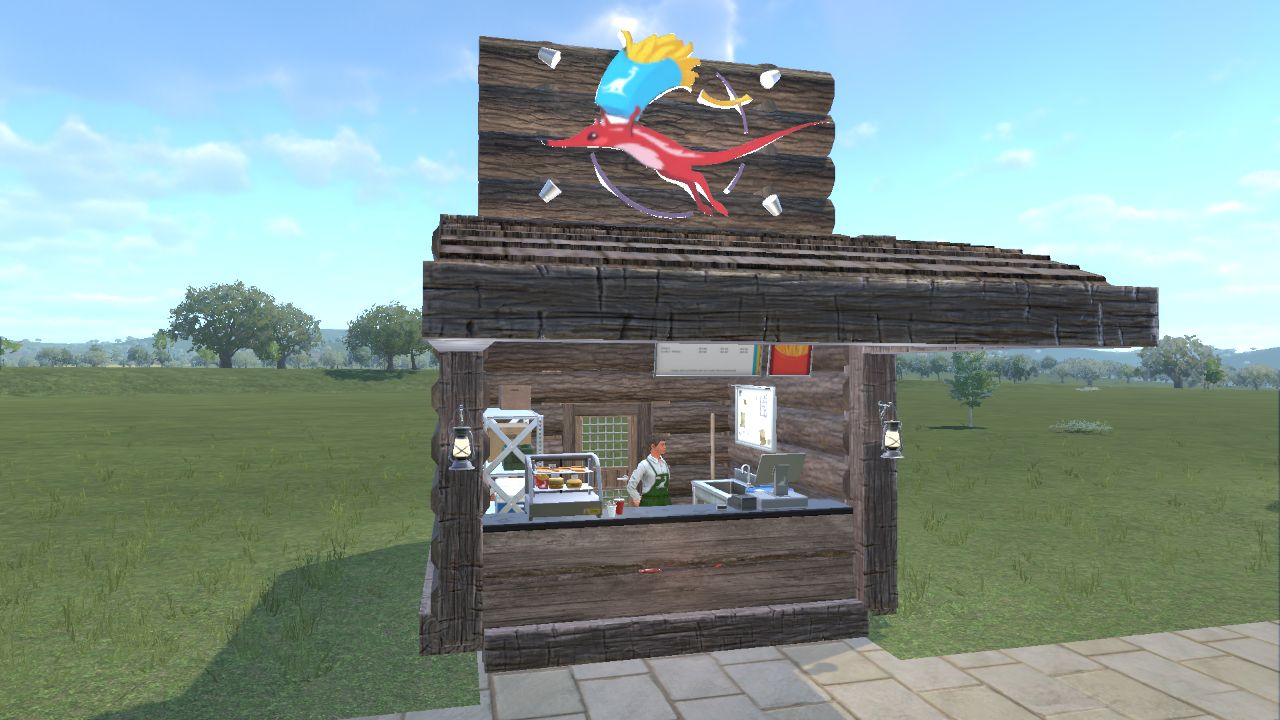 Food Stand - Tiny Fast Food - Rustic