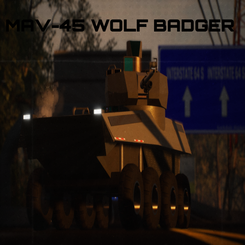 MAV-45 WOLF BADGER
