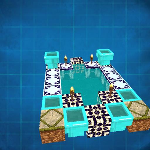 nice pool gerden remake by boubou