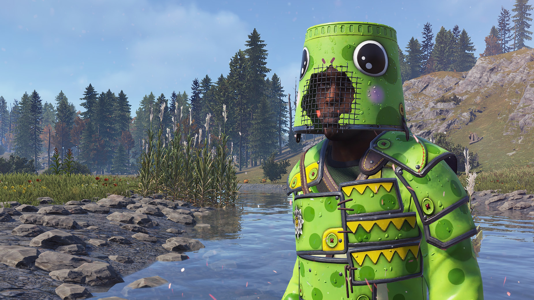 Frog Cosplay Bucket Helmet