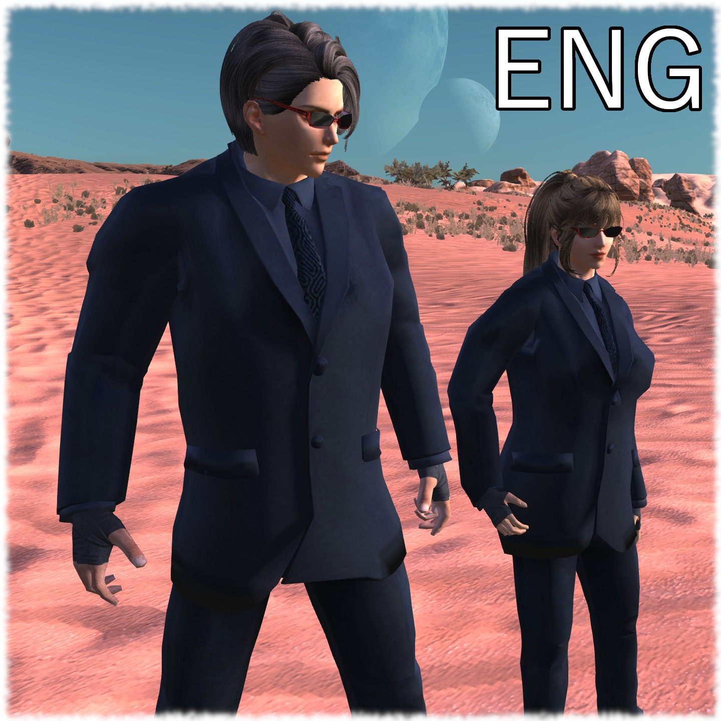 Suit and Sunglasses ENG
