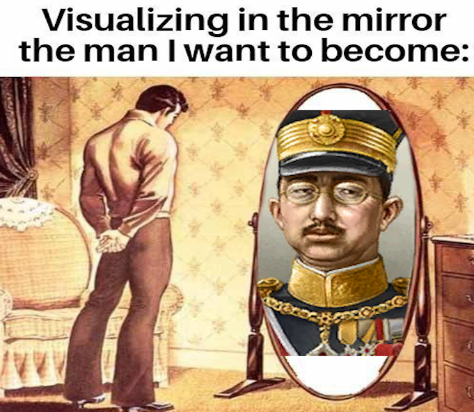 Old Hirohito Portrait