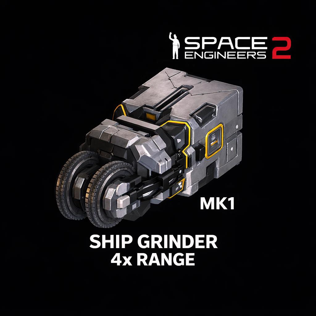 Ship Grinder Mod 4x Range