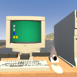 Generic old 90's dell computer