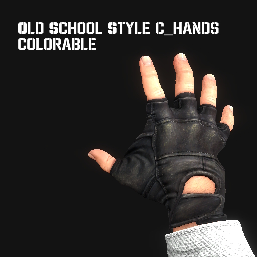Old School Style c_hands Colorable preview