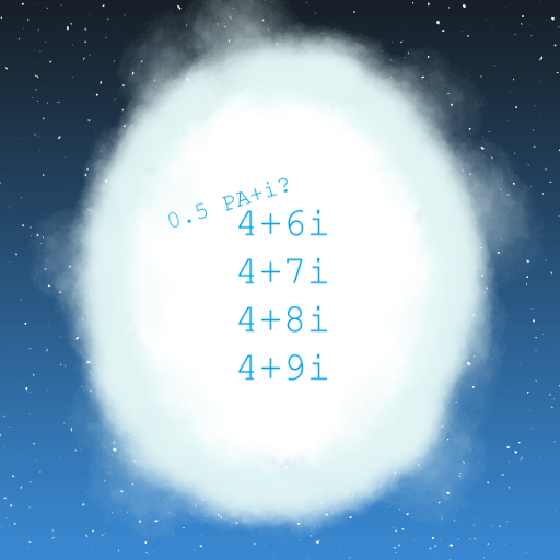 4+ji - Mystic Letters but its curse is composed of 4+ji (where j is an integer and j≥6)