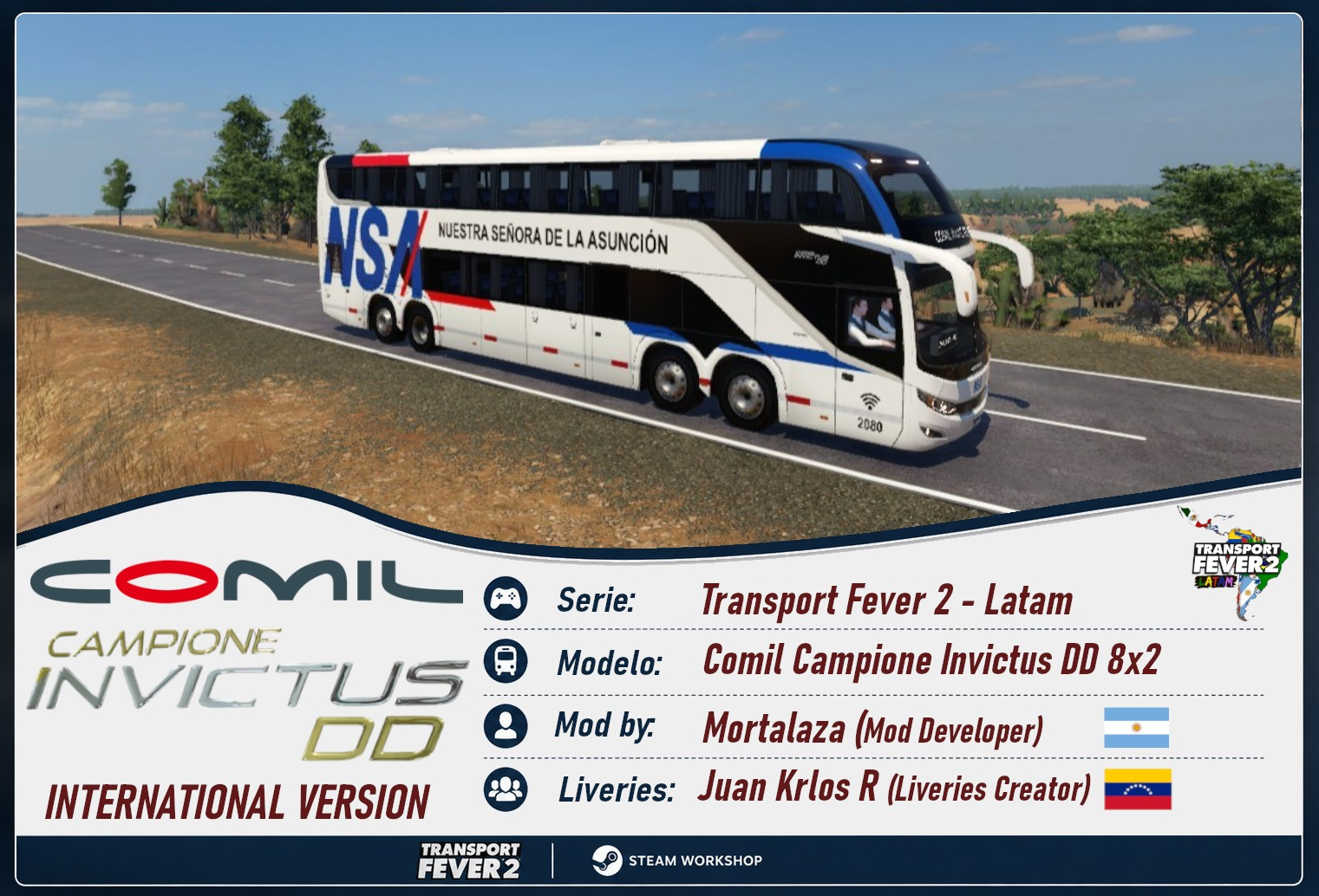 Comil Invictus DD 8x2 Empresas Latinoamericanas preview