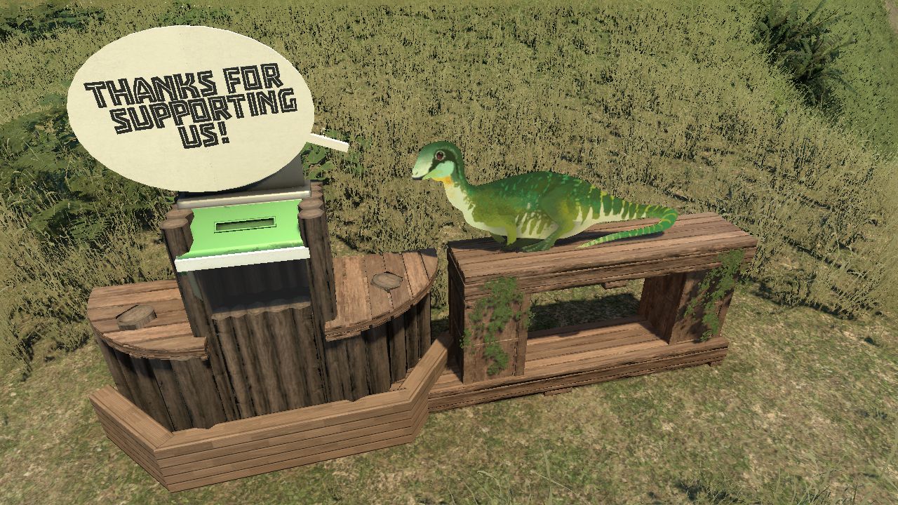 Dryosaurus "Thank You" Donation Box