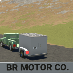  The Small Enclosed Trailer Ver 2 - White