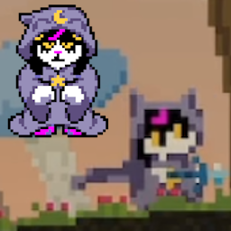 Catti from Deltarune as Player