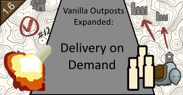 Vanilla Outposts Expanded: Delivery On Demand mod preview for RimWorld