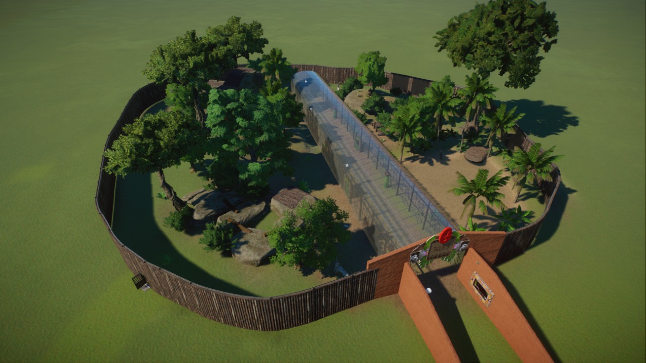 Enclosure for gorillas part 1 / Výběh pro gorily část 1