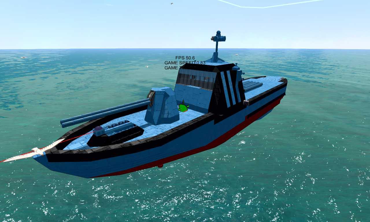The driftwake Patrol boat with a little attitude