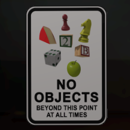 No Objects Sign