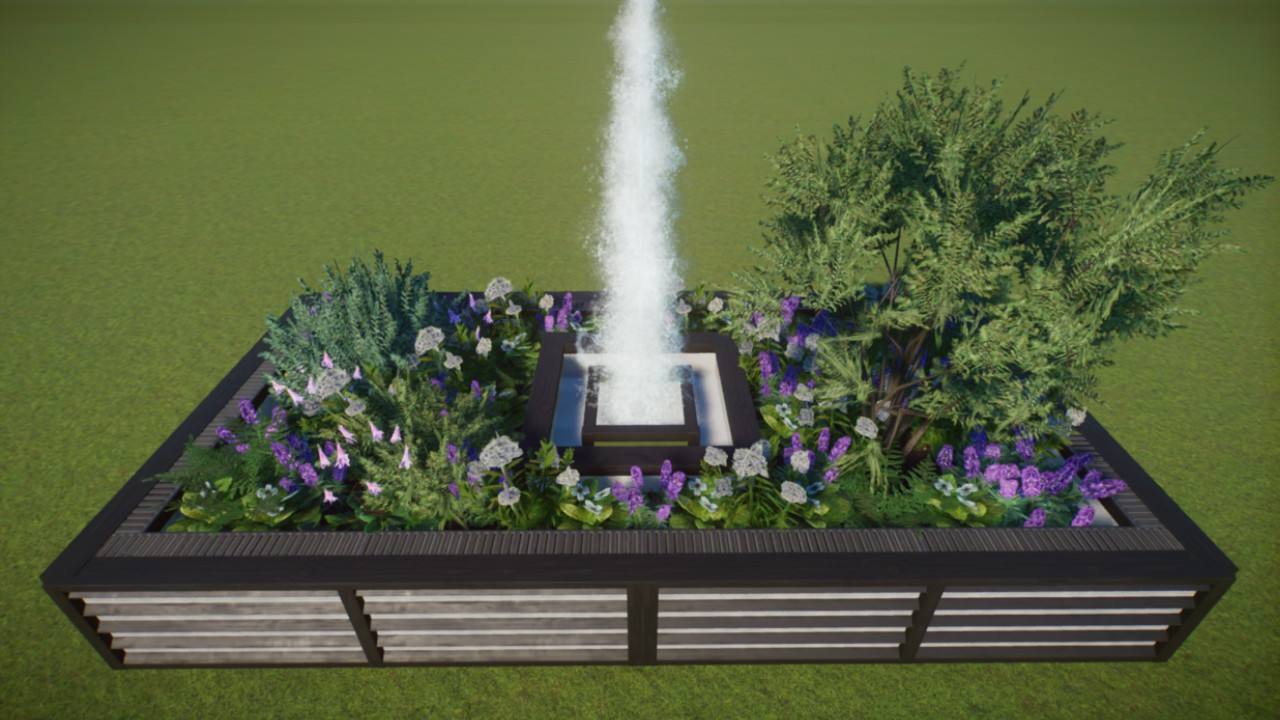 New World Taiga Fountain Planter